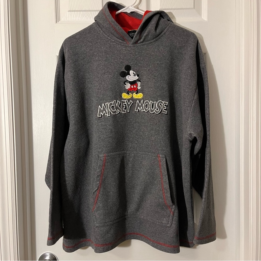 Vintage Disney Mickey Mouse Fleece Hooded Sweater